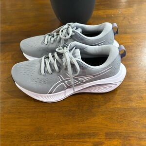ASICS Women's Athletic Shoes in Gray and White